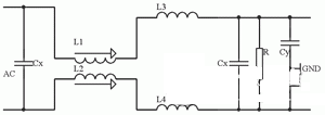 图4 开关电源交流侧EMI滤波器电路.jpg